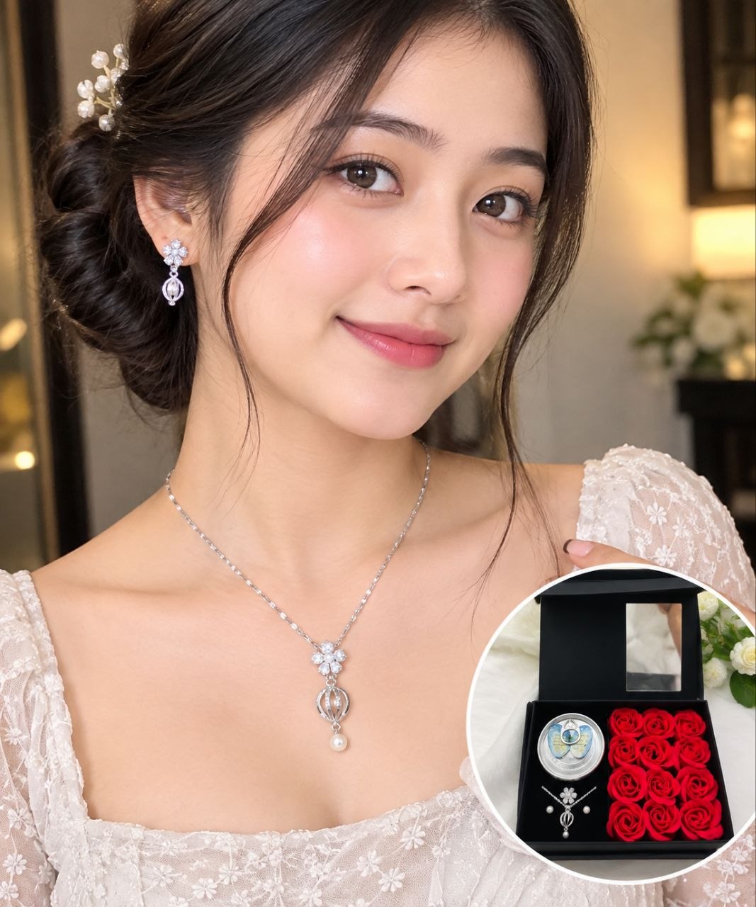 𝐋𝐎𝐕𝐄 𝐅𝐨𝐫𝐞𝐯𝐞𝐫 Luxury Rose Gift Box – ভালোবাসার মানুষটির জন্য একটি বিশেষ উপহার ❤️ - Image 2